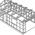 Как построить каркас для металлических крыш