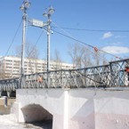 В Иваново скоро завершится ремонт пешеходного моста через реку Уводь